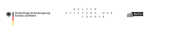 Die Beauftragte der Bundesregierung für Kultur und Medien, Kulturstiftung der Länder, Land Berlin, Senatverwaltung für Kultur und Europa - Abteilung Kultur